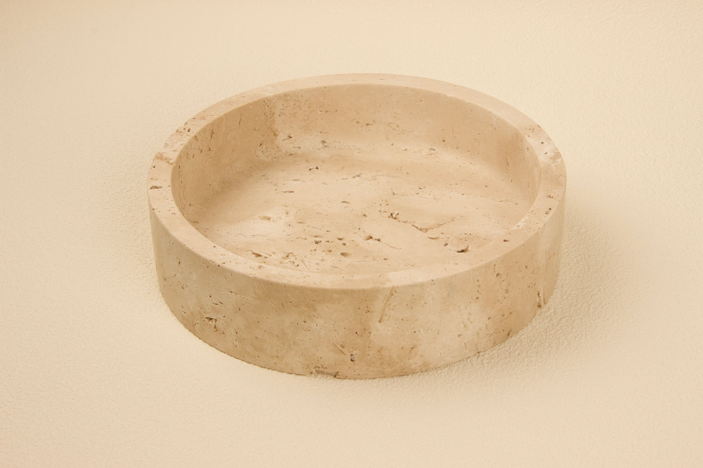 Travertine Round Tray